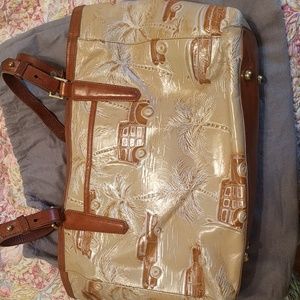 Brahmin Tan Copa Cabana Purse